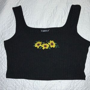 SHEIN sunflower tank